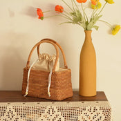 "Rattania" Rattan Picnic Clutch width=100 