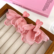 "Roselle" Pink Flower Drops width=100 