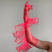 "Margery" Lace Elbow Gloves width=100 