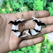 "Aenwyra" Bat Moon Earrings width=100 