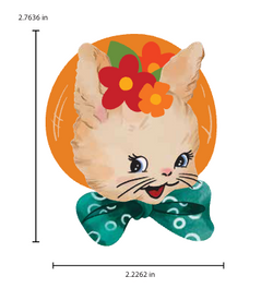 Bunny Bloom Brooch by Lipstick & Chrome-3 width=100 
