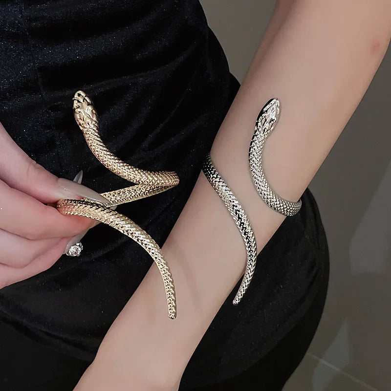 "Ethelaira" Snake Bracelet Ring Set