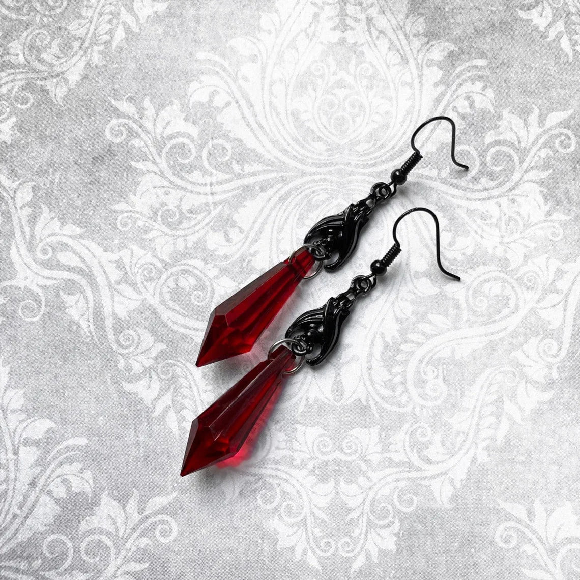 "Galenyra" Bat Earrings
