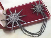 "Sidereia" Celestial Star Brooch width=100 