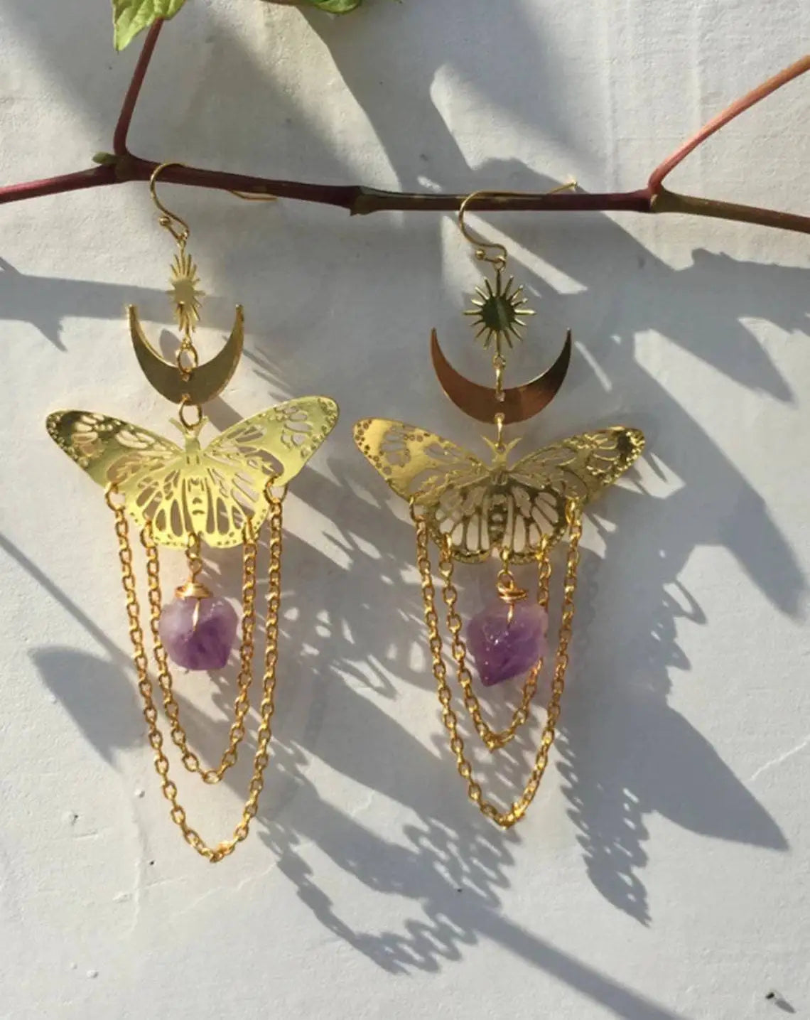 "Luminisse" Moth Earrings Collection