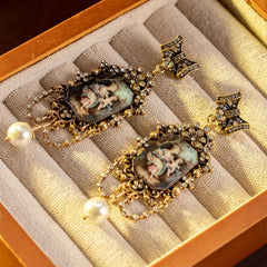 "Iconia" Portrait Stud Earrings