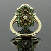 "Elayne" Art Deco Cocktail Ring width=100 