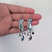 "Selinthra" Celestial Earrings width=100 