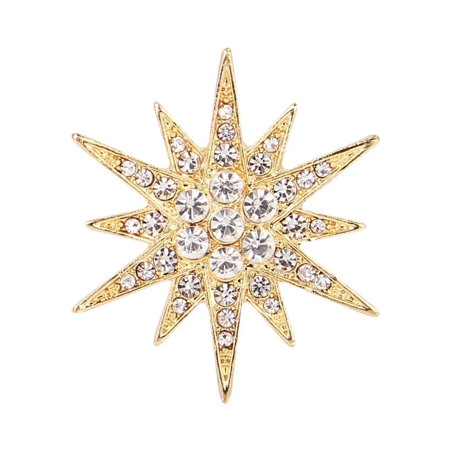 "Verlaine" Starburst Brooch