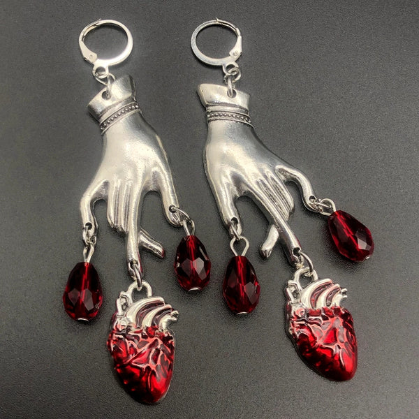 "Phiranys" Blood Drop Earrings