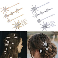 "Aureline" Bridal Hair Barrettes