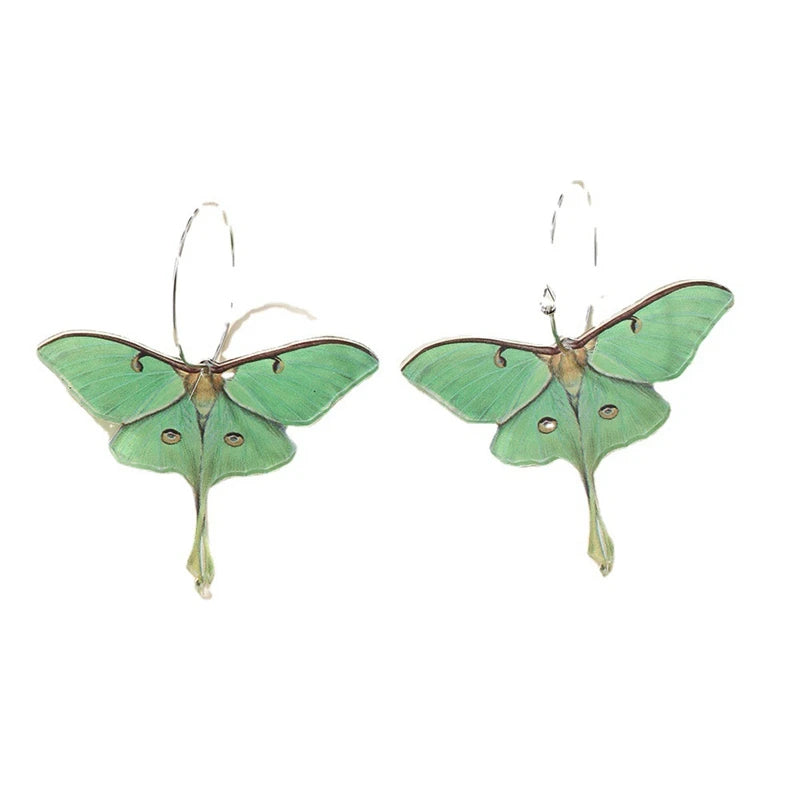 "Susie" Moth Earrings
