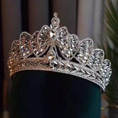 "Merilla" Rhinestone Tiara Headpiece