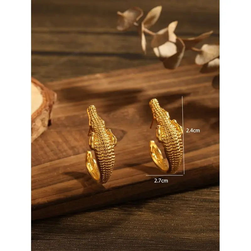 "Bellatrix" Mini Gator Earrings
