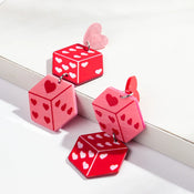 "Tlaloria" Heart Drop Earrings width=100 