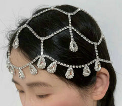 "Pulcheria" Crystal Flapper Headpiece