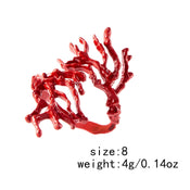 "Faelyssa" Red Coral Bracelet width=100 