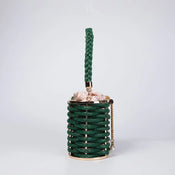 "Perlita" Pearl Beaded Clutch width=100 