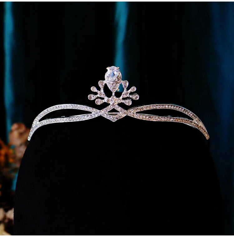 "Emmeline" Water Drop Crown Headband