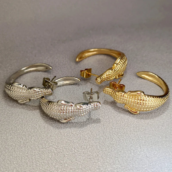 "Bellatrix" Mini Gator Earrings