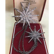 "Sidereia" Celestial Star Brooch width=100 