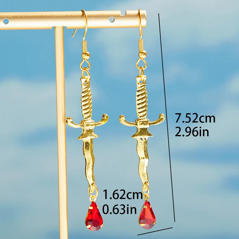 "Sekharith" Dagger Earrings