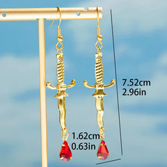 "Sekharith" Dagger Earrings