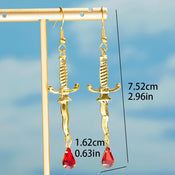 "Sekharith" Dagger Earrings width=100 