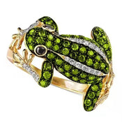 "Aurelyssia" Frog Prince Ring width=100 