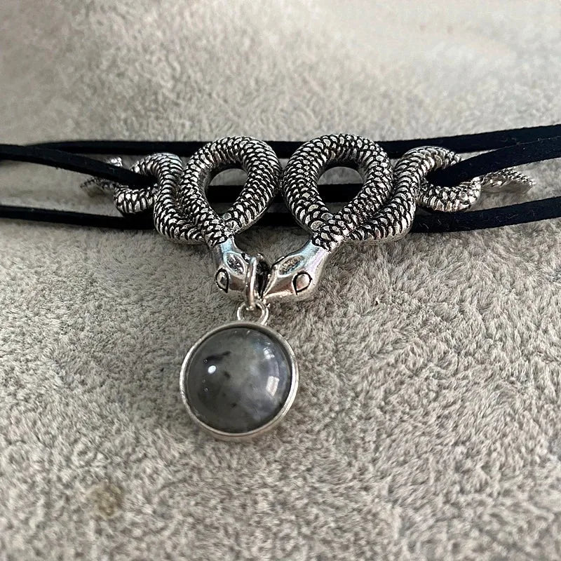 "Kheprianna" Snake Choker Necklace
