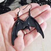 "Nyxalia" Bat Wing Earrings width=100 