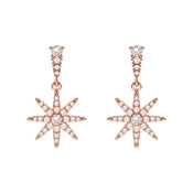"Antheline" Star Earrings width=100 