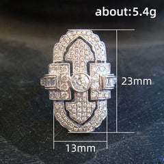 "Camyssia" Art Deco Cocktail Ring