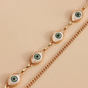 "Saphenisse" Wide Eye Waist Belt width=100 