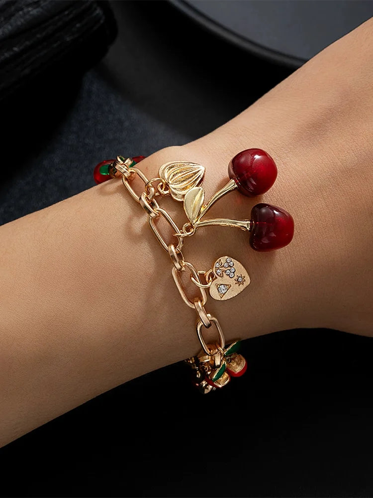 "Andryssa" Cherry Bracelet