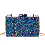 "Mosaela" Geometric Box Clutch width=100 