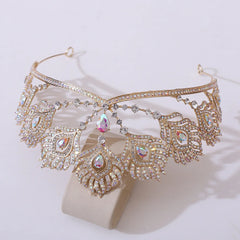 "Marcelline" Rhinestone Tiara