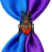 "Apollene" Beetle Buckle Scarf width=100 