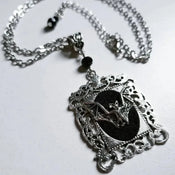 "Georgiana" Bat Pendant Necklace width=100 
