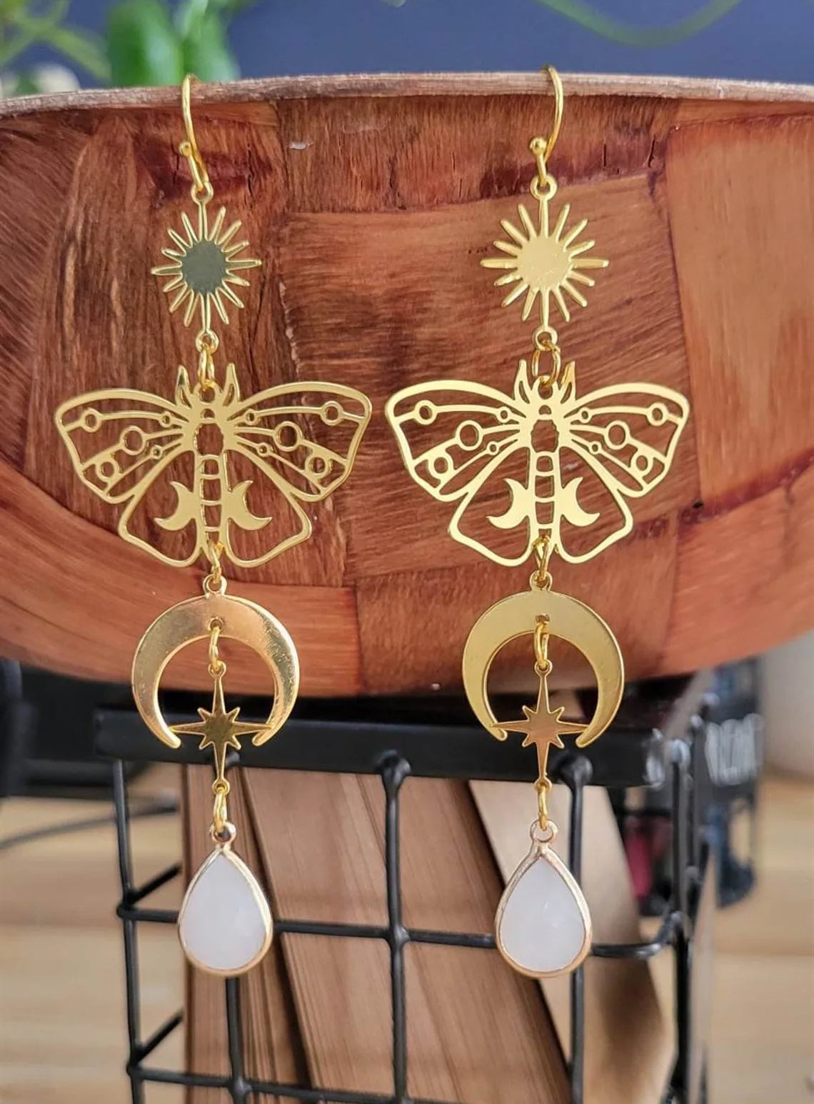 "Luminisse" Moth Earrings Collection
