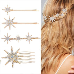 "Aureline" Bridal Hair Barrettes