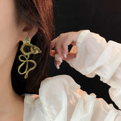 "Aeloria" Snake Earrings width=100 