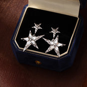 "Melivine" Star Drop Earrings width=100 