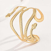 "Nolwenn" Snake Cuff Bracelet width=100 