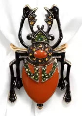 "Apollene" Beetle Buckle Scarf width=100 