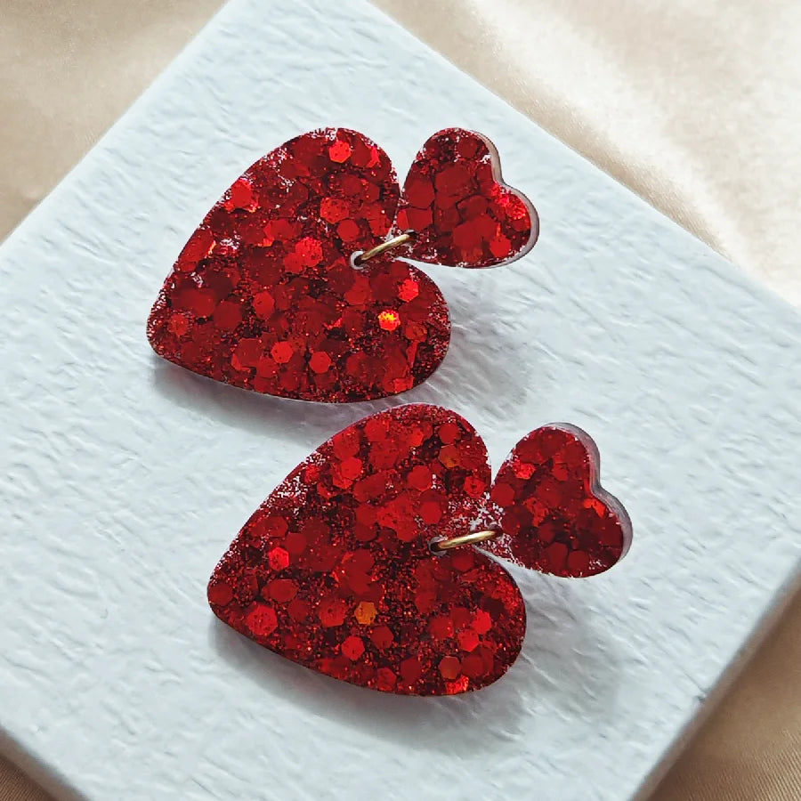 "Clariette" Heart Earrings