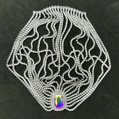"Pulcheria" Crystal Flapper Headpiece