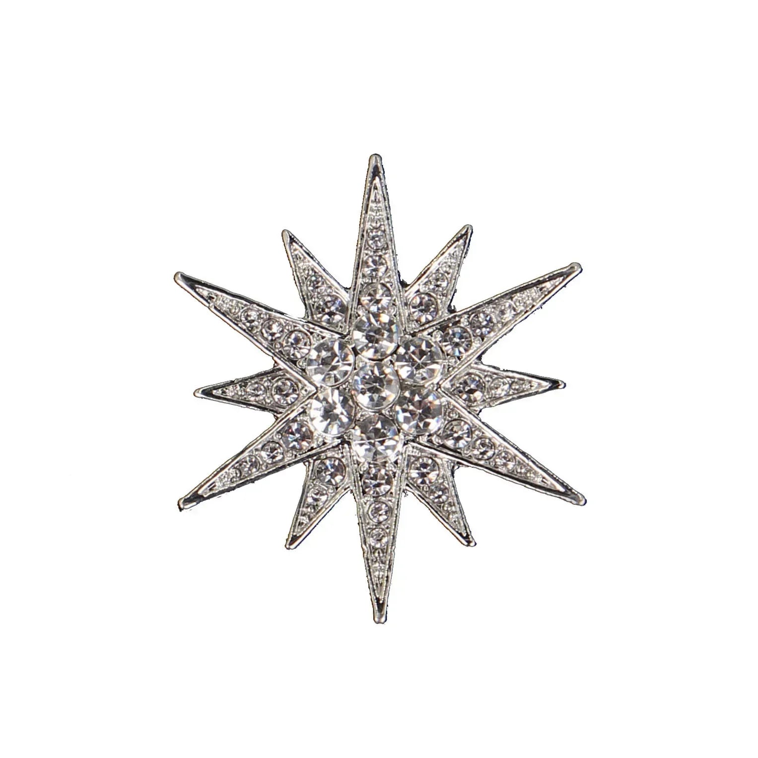 "Verlaine" Starburst Brooch