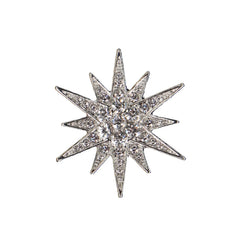 "Verlaine" Starburst Brooch