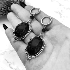 "Vesperine" Vampire Cameo Earrings